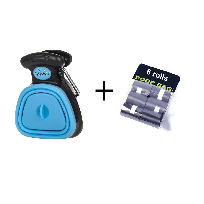 Ultimate Dog Pet Travel Pooper Scooper with Eco-Friendly Bags - Convenient, Foldable Waste Cleaner for Easy Cleanup