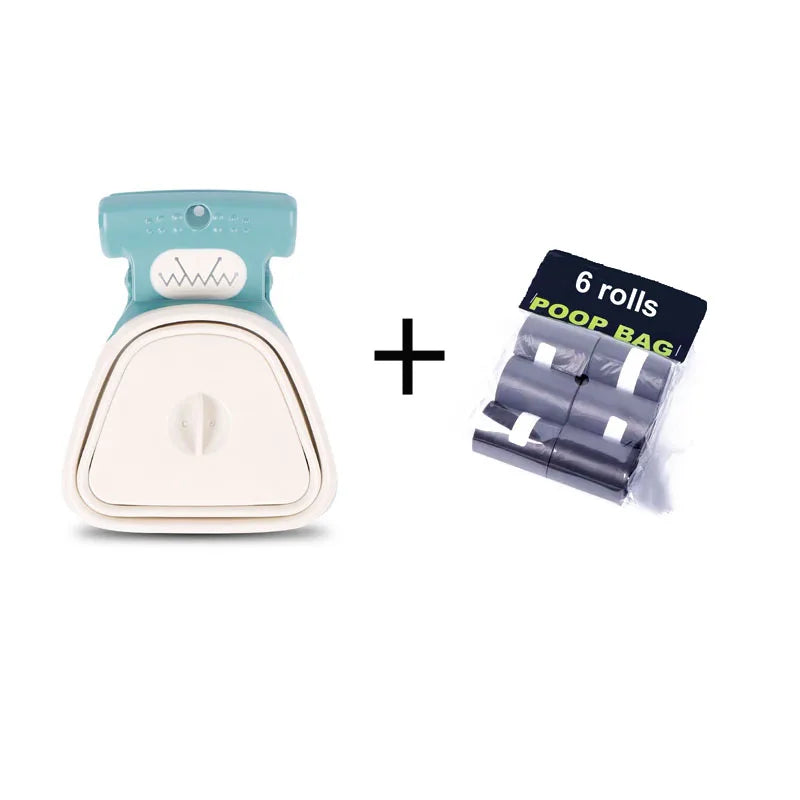 Ultimate Dog Pet Travel Pooper Scooper with Eco-Friendly Bags - Convenient, Foldable Waste Cleaner for Easy Cleanup